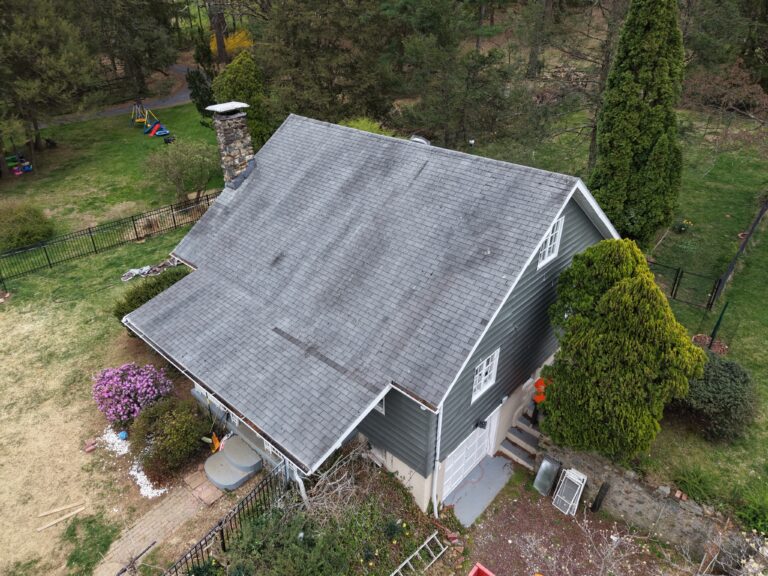 Single family roof replacement in Easton PA on Frost Hollow Rd — GAF Timberline HDZ Hickory shingles by Roofera